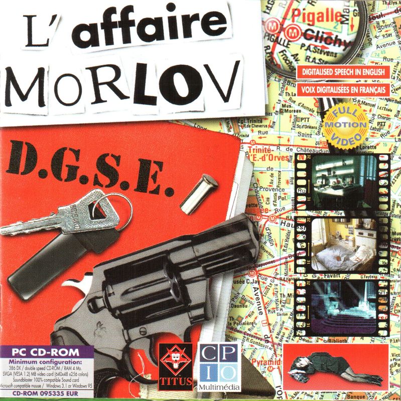 Morlov Affair box art for CD-i